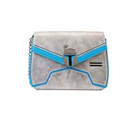 Loungefly Cross Body Bag Jango Fett Chain Strap Nuovo Ufficiale Star Wars Grigio
