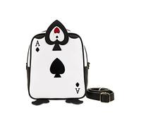 Loungefly Disney Alice nel paese delle meraviglie - Borsa con asso di picche, Alice nel paese delle meraviglie, Taglia unica