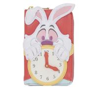 Loungefly Disney Alice nel Paese delle Meraviglie White Rabbit Zip Around Portafoglio