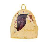 Loungefly Disney - Borsa a tracolla lenticolare con doppia tracolla serie Principesse La Bella e la Bestia, Multi, Mini
