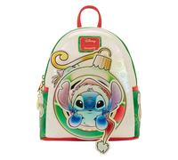 Loungefly Disney By Loungefly Mini Backpack Lilo And Stitch Holiday Bag NUOVO
