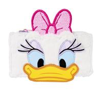 Loungefly Disney Daisy Duck - Porta carte in peluche, misura grande