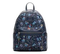 Loungefly Disney Lilo & Stitch Zodiac Glow In The Dark All-Over Print Zaino da donna