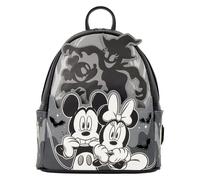 Loungefly Disney Mickey & Minnie - Fantasma - Illuminato e Glow-in-the-Dark - Mini Zaino - Borse da Collezione