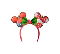 Loungefly Disney Mickey & Minnie Natale Ear Fascia Per Capelli Loungefly