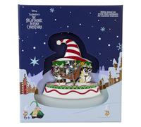 Loungefly Disney NBC Christmas Town Carosello scorrevole 7,6 cm scatola da collezione Pin