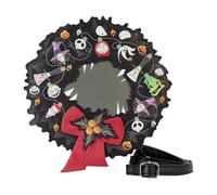 Loungefly Disney Nightmare Before Christmas - Borsa a tracolla con corona figurata Disney