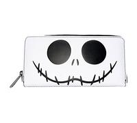 Loungefly Disney Nightmare Before Christmas Jack Skellington Cosplay Zip Around Portafoglio, Nero, M, Portafoglio con cerniera