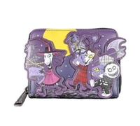 Loungefly Disney Nightmare Before Christmas Lock Shock & Barrel Wallet, NERO, Zip Around, nero, Zip Intorno