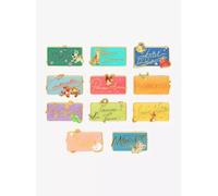Loungefly - Disney Princess - Ariel - Signature Licence Plate - Enamel Pin - 1 Of 6 To Collect - Styles Vary - Disney Princesses - Blind Box Spille Smaltate - Spilla da Collezione Carina & Borse