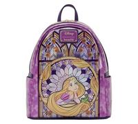 Loungefly Disney: Rapunzel Stained Glass Collection Mini Backpack - Disney Princesses - Esclusiva Amazon - Sacchetto Carino da Collezione - Idea Regalo - Merchandising Ufficiale Uomini e Donne