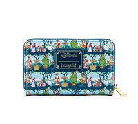 LOUNGEFLY Disney Robin Hood Sherwood - Portafoglio in ecopelle con stampa all-over