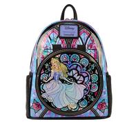 Loungefly Disney: Sleeping Beauty Stained Glass Collection - Mini Backpack - Disney Princesses - Esclusiva Amazon - Sacchetto Carino da Collezione - Idea Regalo - Merchandising Ufficiale