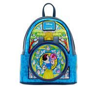 Loungefly Disney: Snow White Stained Glass Collection Mini Backpack - Disney Princesses - Esclusiva Amazon - Sacchetto Carino da Collezione - Idea Regalo - Merchandising Ufficiale Uomini e Donne