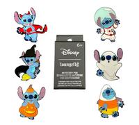 Loungefly - Disney: Stich Halloween - Blind Box Enamel Pin - 1 Of 6 To Collect - Styles Vary - Disney: Lilo & Stitch - Blind Box Spille Smaltate - Spilla da Collezione Carina - per gli Zaini