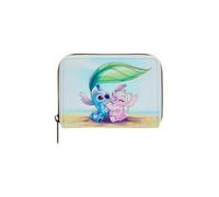 Loungefly Disney Stitch & Angel Beach Date mini portafoglio con cerniera multi nessuno, Multi, Taglia unica
