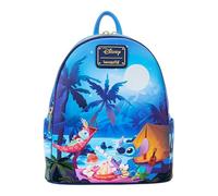 Loungefly Disney Stitch Camping Cuties Glow Mini zaino | Lilo & Stitch Borse & Zaini, Blu, arancione, rosa, Prossoefinito