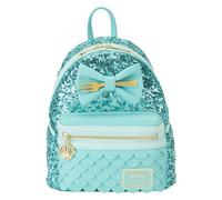 Loungefly Disney The Little Mermaid Sequins Collection Mini-backpack - Disney Princesses - Esclusiva Amazon - Sacchetto Carino da Collezione - Idea Regalo - Merchandising Ufficiale Uomini e Donne