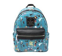 Loungefly Disney The Nightmare Before Christmas Allover Print Womens Double Strap Shoulder Bag Purse