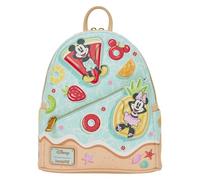 Loungefly Disney: Mickey e Minnie - Spallacci Regolabili - Beach Fun Mini Zaino - Grande per Bambini e Adulti - Borse da Collezione