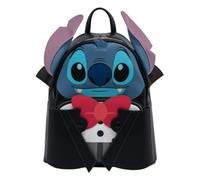 Loungefly Disney Vampire Stitch Bowtie Borsa a tracolla da donna con doppio cinturino