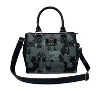 Loungefly Disney Villians - Borsa a tracolla con stampa su tutta la superficie, nero, Medium