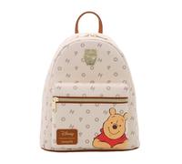 Loungefly Disney Winnie The Pooh Lettere Mini Zaino BORDER - MARRONE Taglia Unica, Oro, moderno