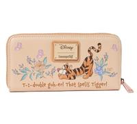 Loungefly Disney Winnie the Pooh Portafoglio Zip Around Clutch, Pesca, Tigro