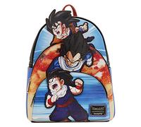 Loungefly Dragon Ball Z Triple Pocket Backpack Nuovo Ufficiale Nero