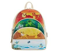 Loungefly Elements - Borsa a tracolla da donna con tripla tasca, con doppia tracolla, multicolore