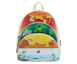 Loungefly Elements - Borsa a tracolla da donna con tripla tasca, Multi, Zaino