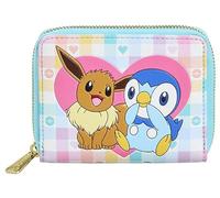 Loungefly Friends Pokemon Piplup and Eevee - Portafoglio, multicolore