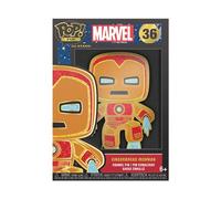 Loungefly Marvel Gingerbread Large Enamel Pin - Iron Man | Gadget Ufficiale Superheroes - Giocattolo da Collezione - Idea Regalo Compleanno per Fan e Collezionisti
