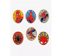 Loungefly Marvel: Spider-Man Stained Glass Enamel Pin - 1 Of 6 To Collect - Marvel Comics - Blind Box Spille Smaltate - Spilla da Collezione Carina - per gli Zaini & Borse - Idea Regalo