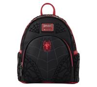 Loungefly Marvel: Spider-Man - Web - Mini zaino ricamato 3D con ciondolo a cerniera - Borse da collezione