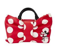 Loungefly Minnie Mouse Rocks the Dots Classic Bow Figural Crossbody Bag Standard