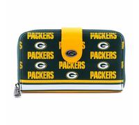 Loungefly NFL Green Bay Packers Logo Portafoglio Zip Around Clutch