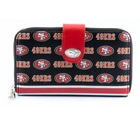 Loungefly NFL San Francisco 49ers Logo AOP Bifold Wallet Clutch Purse