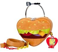 Loungefly Nickelodeon Spongebob Krabby Patty - Borsa a tracolla in peluche