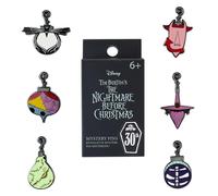 Nightmare Before Christmas - Set di spille per ciechi, One Size, Smalto, Senza pietra
