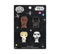Loungefly Pack Pin Set: Star Wars - Assortment - Luke Chewy Darth Storm Trpr - Star Wars Spille Smaltate - Spilla da Collezione Carina - per gli Zaini & Borse - Idea Regalo - Merchandising Ufficiale