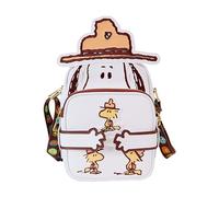 Loungefly Borsa Peanuts Snoopy 50° Anniversario Beagle Scout con portamonete Bianco Standard