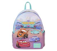 Loungefly Pixar Cars - 'Flo's Diner' Mini-Backpack - Cars And Cars 2 - Esclusiva Amazon - Sacchetto Carino da Collezione - Idea Regalo - Merchandising Ufficiale - per i Ragazzi, Ragazze - Movies Fans