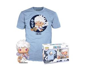 Loungefly Pop! & TEE: OP - Luffy Fifth Gear - S - One Piece - T-Shirt, Maglietta Vestiti a Maniche Corte con Figura in Vinile da Collezione - Idea Regalo Giocattoli per gli Adulti Uomini e Donne