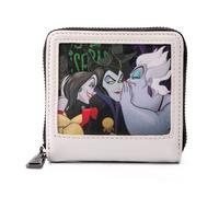 Loungefly Portafoglio con cerniera a tema Polaroid Disney Villains Club da 10 cm