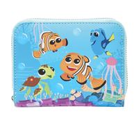 Loungefly Portafoglio con cerniera Disney Alla ricerca di Nemo 20° anniversario