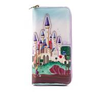 Loungefly Portafoglio con cerniera in finta pelle a tema Disney La Bella Addorme