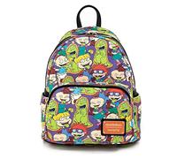 Loungefly Rugrats All Over Print Womens Double Strap Shoulder Bag Purse