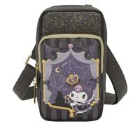 Loungefly Sanrio Kuromi - Borsa a tracolla per cellulare per 20° anniversario, con portamonete