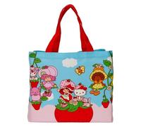 Loungefly Sanrio X - Borsa larga in tela con motivo "Strawberry Shortcake